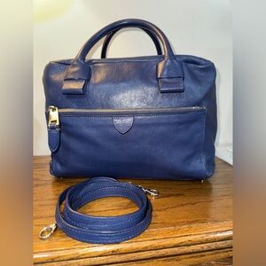 Vintage Y2K Blue Marc Jacobs Antonia Satchel